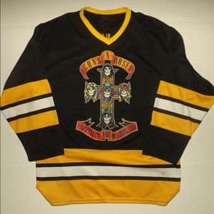 Guns and roses hockey jersey